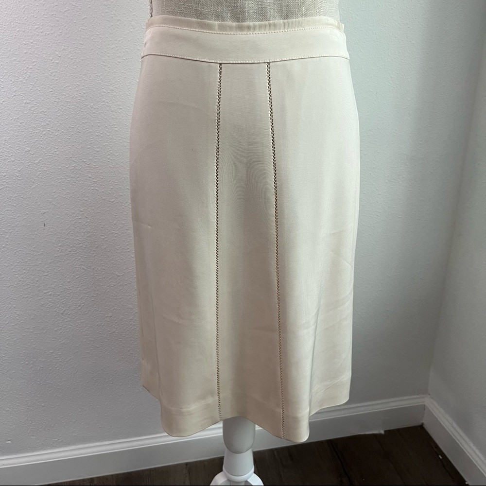 Tory Burch Ivory Skirt